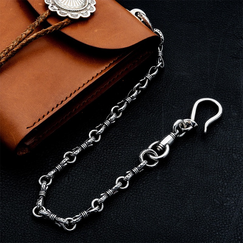 モーター MOTOR 唐草小リボン ウォレットチェーン RIBBON PARTS WALLET