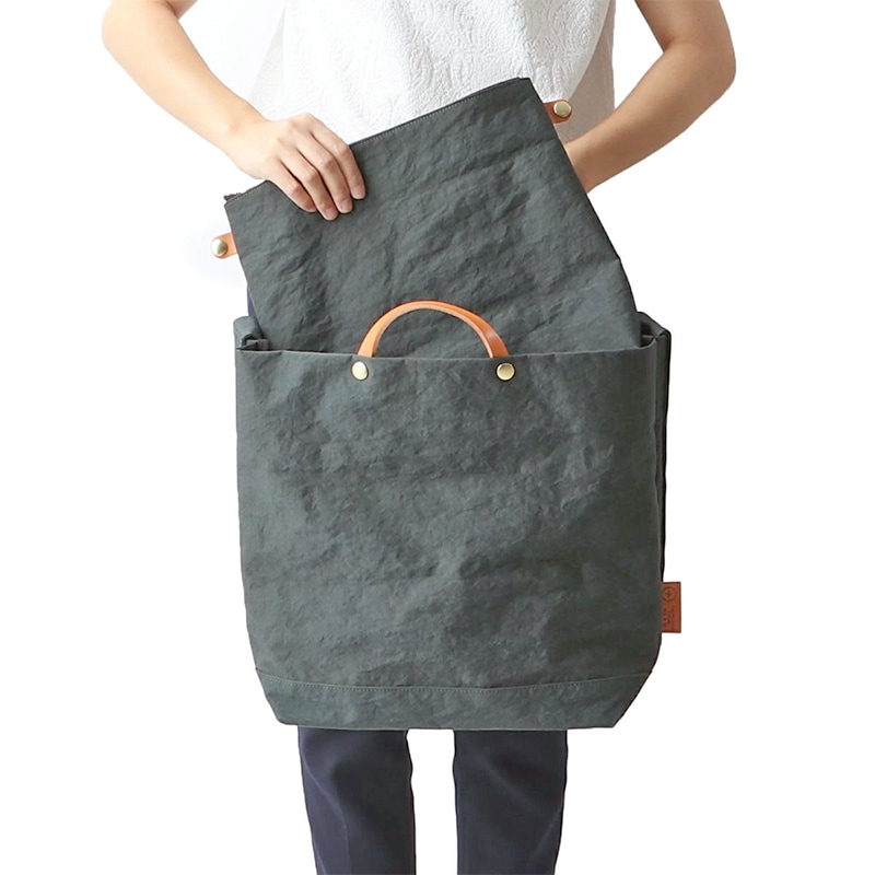 ツツム TUTUMU News paper tote 豊岡鞄 2Wayトートバッグ S2000
