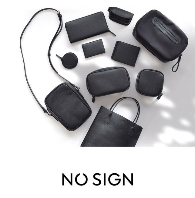 ノーサイン NO SIGN スモールトートバッグ Small Tote bag 本革