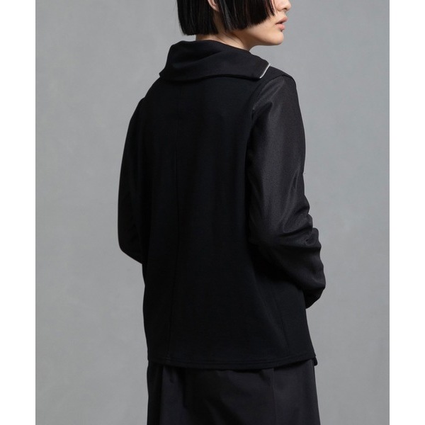 マルシャル・テル MARECHAL TERRE シアーレイヤードスキッパートップス
