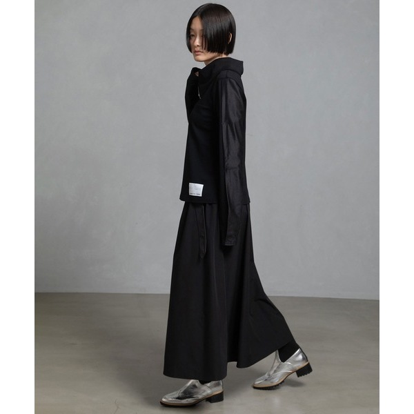 【新品・未使用】MARECHALTERRE 部分シアートップス マルシャル・テル MARECHAL TERRE シアーレイヤードスキッパートップス