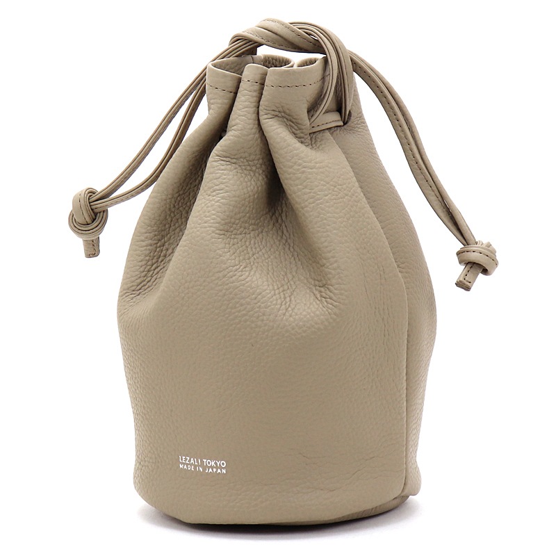 レザリ LEZALI エンボス巾着バッグ Emboss Purse Bag 巾着ポーチ 巾着