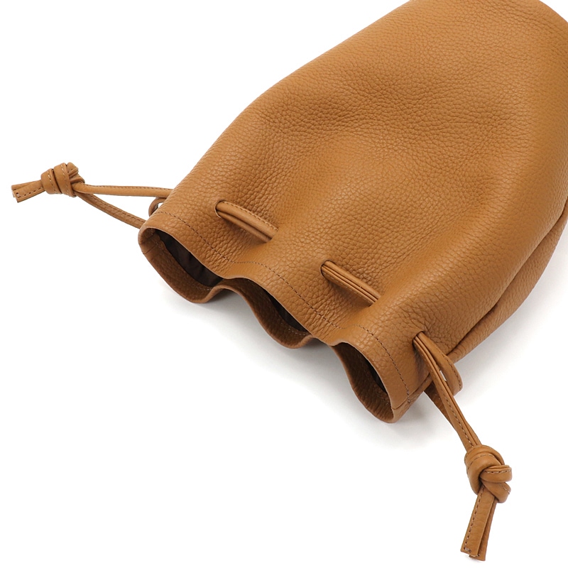 レザリ LEZALI エンボス巾着バッグ Emboss Purse Bag 巾着ポーチ 巾着