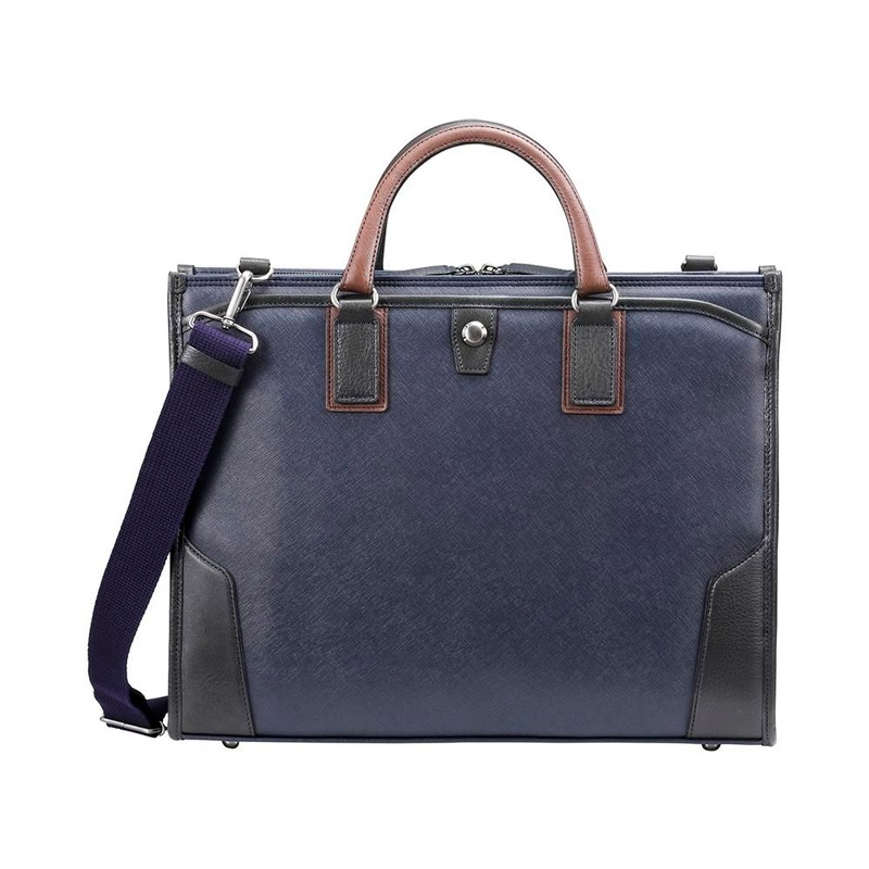 極美品　豊岡鞄　craftsmanship Saffiano ビジネスバッグ クラフツマンシップ craftsmanship Saffiano 3Directionブリーフ 豊岡