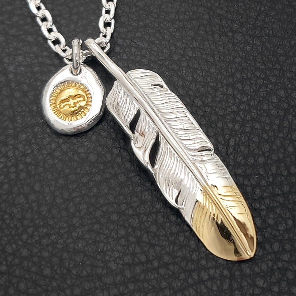 モーター MOTOR FEATHER PENDANT フェザーペンダント ネックレス