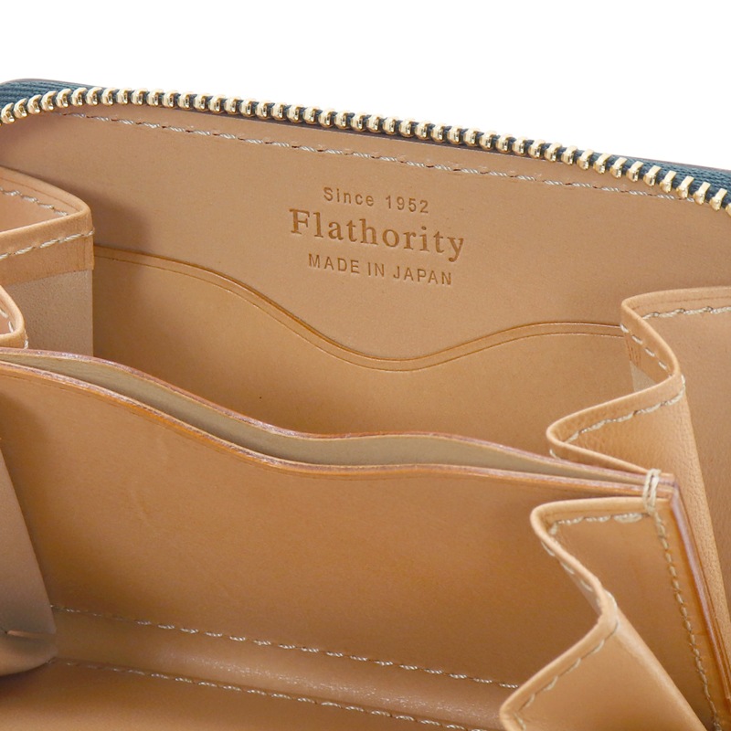 フラソリティ Flathority シェルコードバンラウンドコインケース
