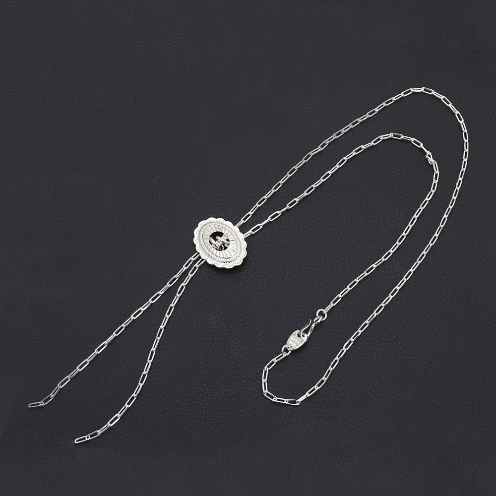 ウォーンクラフト WORNCRAFT. 925 SILVER CONCHO CHAIN NECKLACE 925