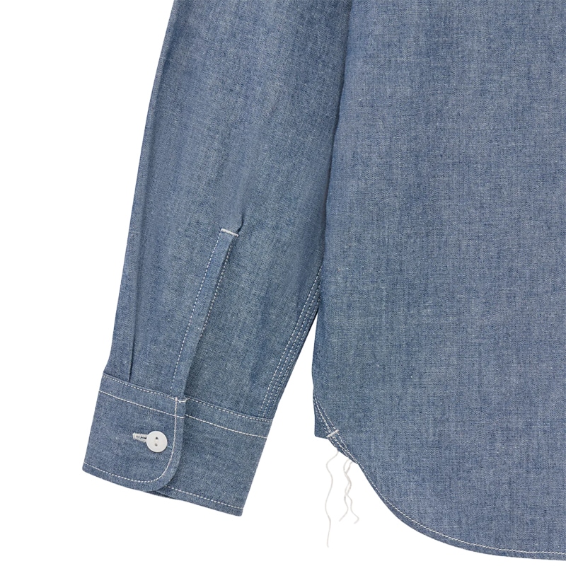 MOMOTARO JEANS 桃太郎ジーンズ TRIPLE STITCH L/S CHAMBRAY SHIRT(TWO