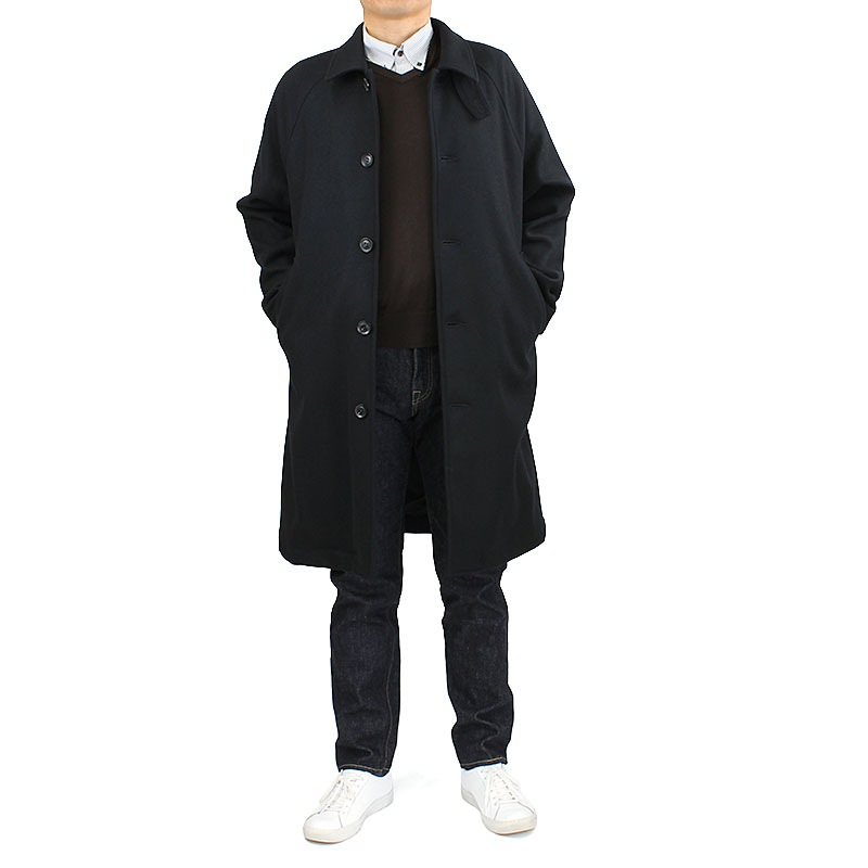桃太郎ジーンズ　コート 桃太郎ジーンズ（MOMOTARO JEANS） インディゴ染色 ドビー モッズ