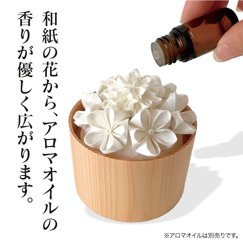 つまみかんざし彩野 TSUMAMI KANZASHI AYANO Kaminoka -紙ノ香- 花かご