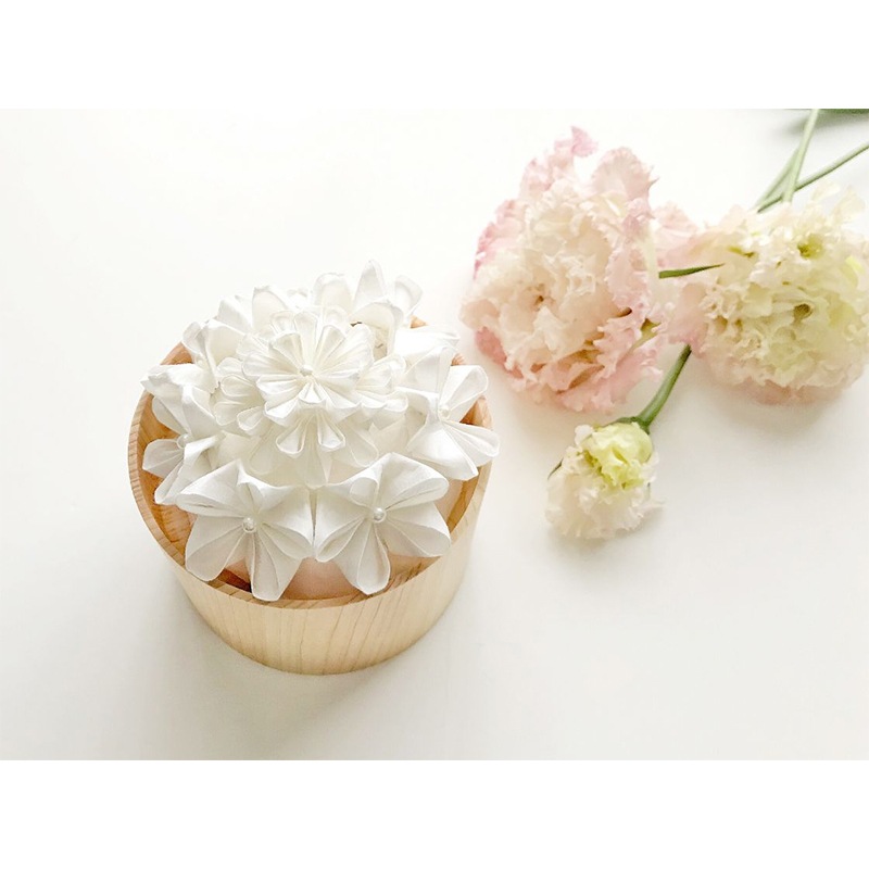 つまみかんざし彩野 TSUMAMI KANZASHI AYANO Kaminoka -紙ノ香- 花かご