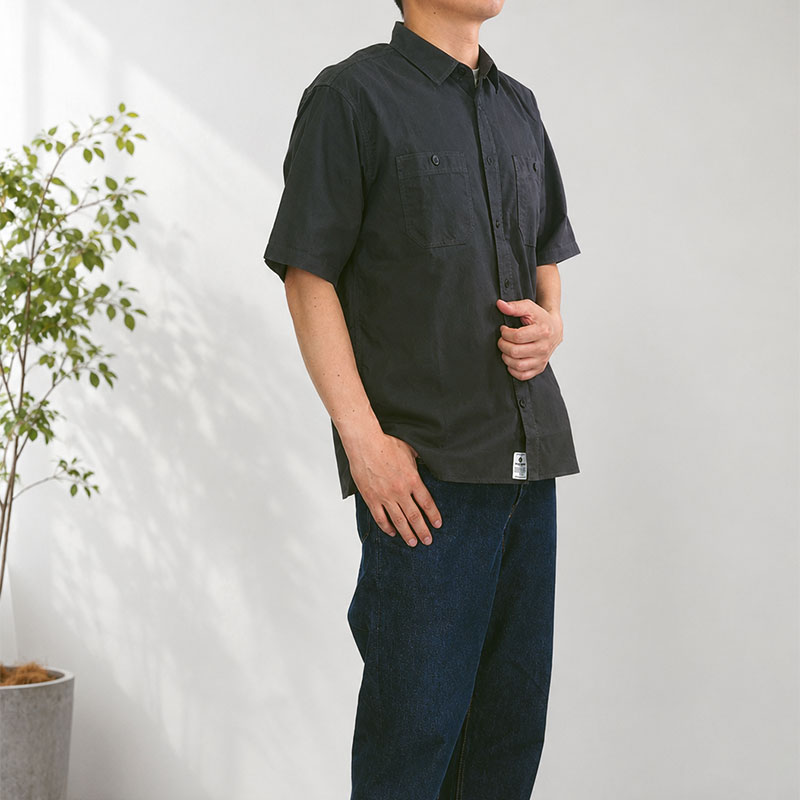 MOMOTARO JEANS 桃太郎ジーンズ LINEN S/S SHIRT リネンショート