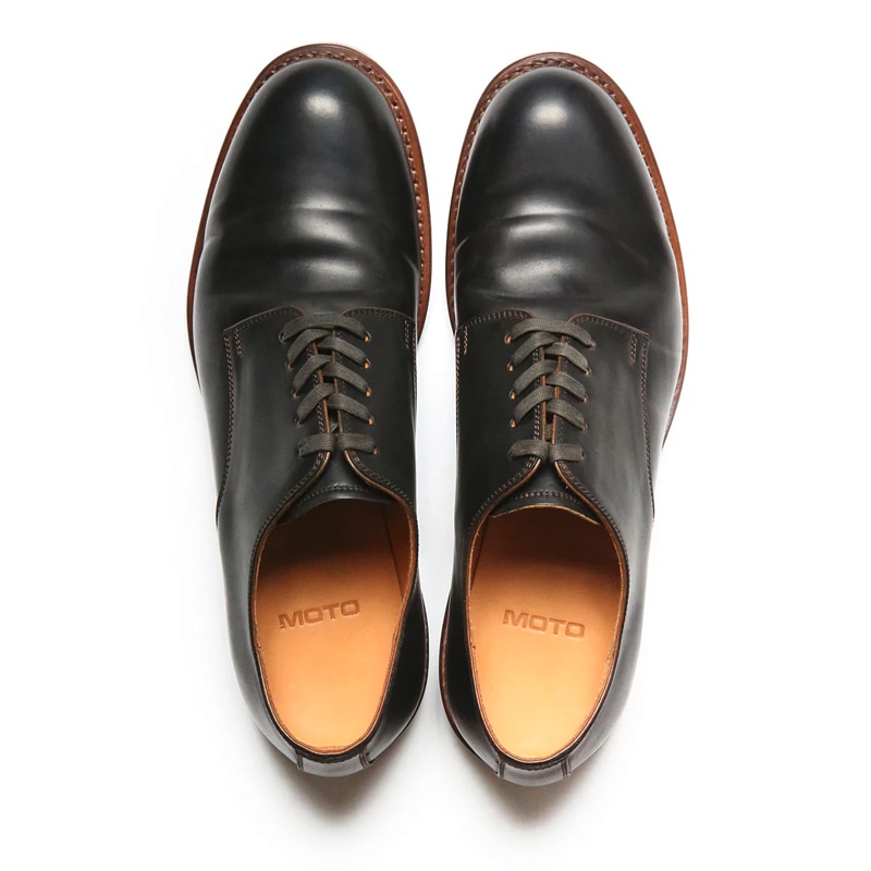 モト MOTO コードバンプレーントゥシューズ CORDOVAN PLAIN TOE
