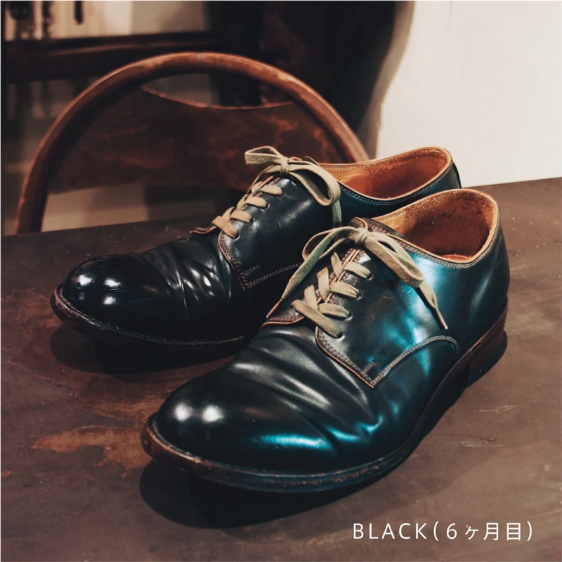 モト MOTO コードバンプレーントゥシューズ CORDOVAN PLAIN TOE