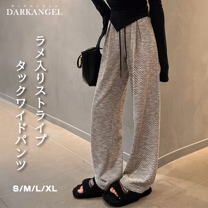 フラワージャガード タックパンツ（スラックス）｜B.C STOCK
