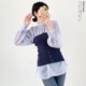 5color 3wayランタンスリーブシアーブラウス　■注文日から20営業日以内出荷予定■
