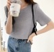 10color ドロップショルダーボーダーカットソー   ■納期目安：即納■
