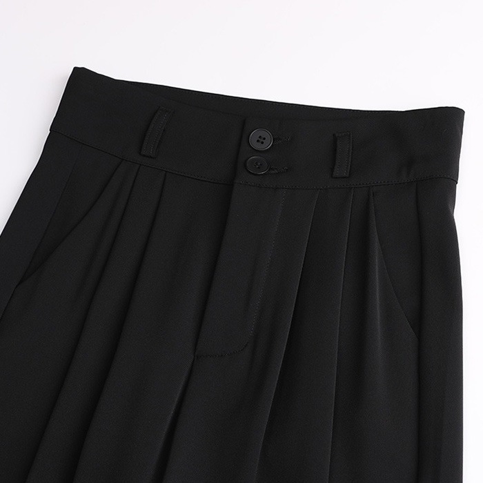 3color サイドリボンタックワイドパンツ■注文日から20営業日以内出荷予定■