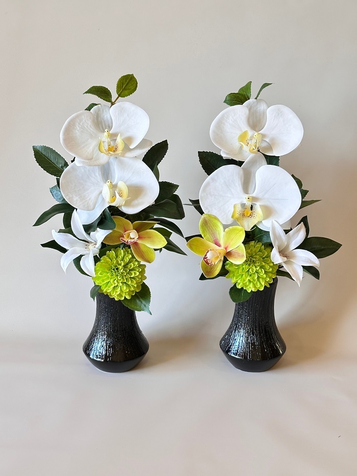 アーティフィシャルフラワー仏花（花丈23cm 下部のワイヤー含まず） 器なしタイプ | 仏花・仏壇用,アーティフィシャルフラワー仏花（略称 ...