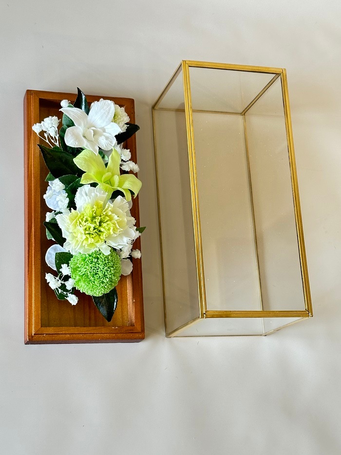 プリザーブドフラワーガラスケース入りのおすすめ人気商品一覧 通販