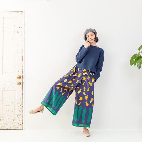 パンツ ズッキーニ パンツ オーガニック ナチュラルファッションブランドkilki キルキー 公式ショップ