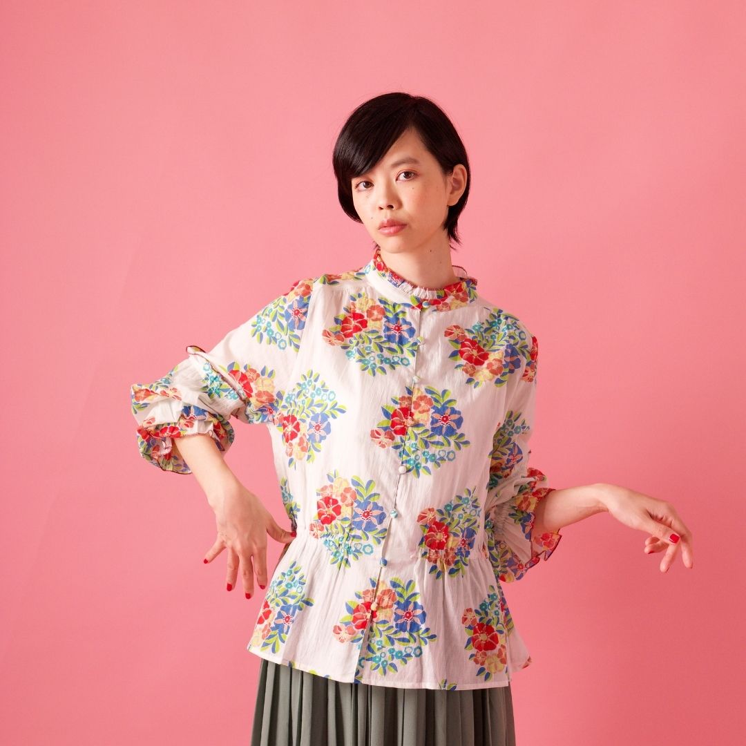 kilkiさま専用 20%OFF】ブラウス ブーケ/ブラウス,トップス オーガニック・ナチュラル
