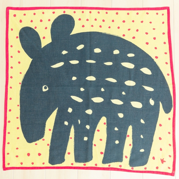 ハンカチ あかちゃんバク/ハンカチ オーガニック・ナチュラル