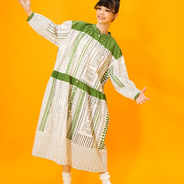 ワンピース ジャック/ワンピース,プリントワンピース オーガニック