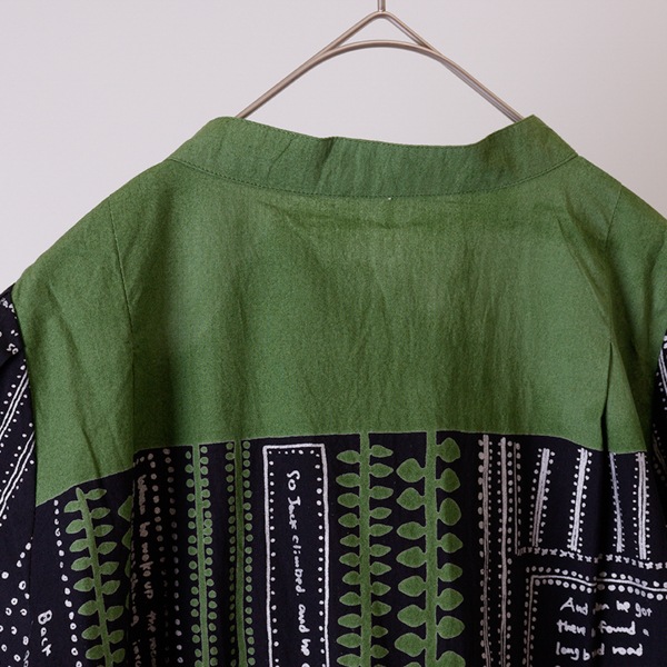 kilki ブラウス　ジャック　緑・黒　半袖シャツ kilki ブラウス ジャック 緑・黒 半袖シャツ - メルカリ
