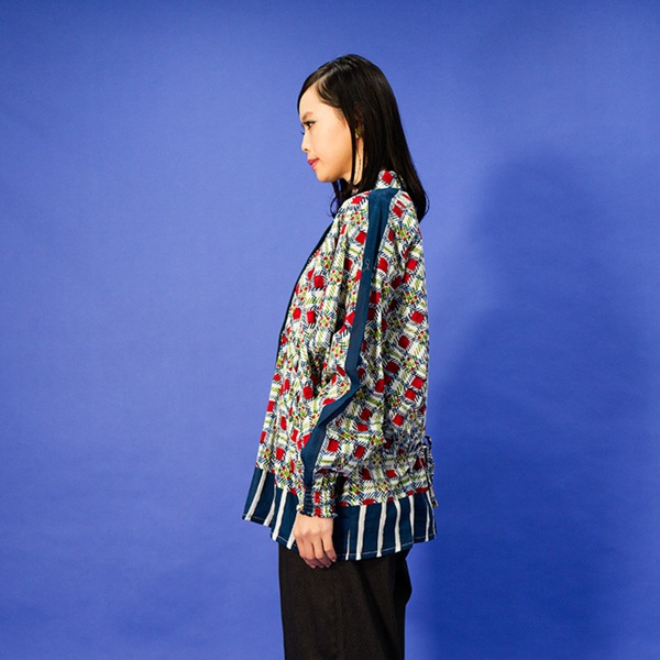 IT'S NOT UR BLOUSE / GRAY CHECK / グレーチェックブラウス
