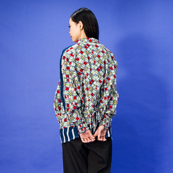 20％OFF】ブラウス パネルチェック/ブラウス,トップス