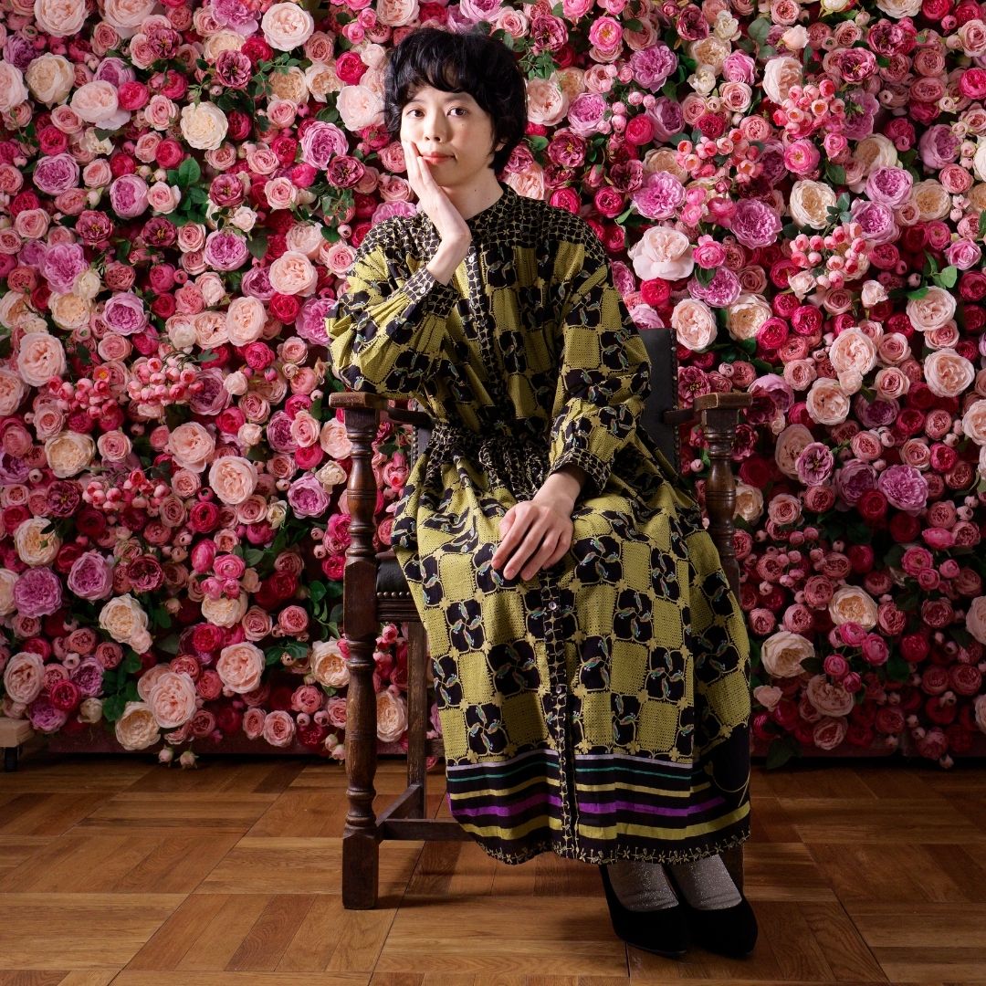 ワンピース ハミングバード/ワンピース,プリントワンピース,ロング