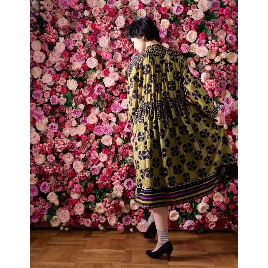 ワンピース ハミングバード/ワンピース,プリントワンピース,ロング