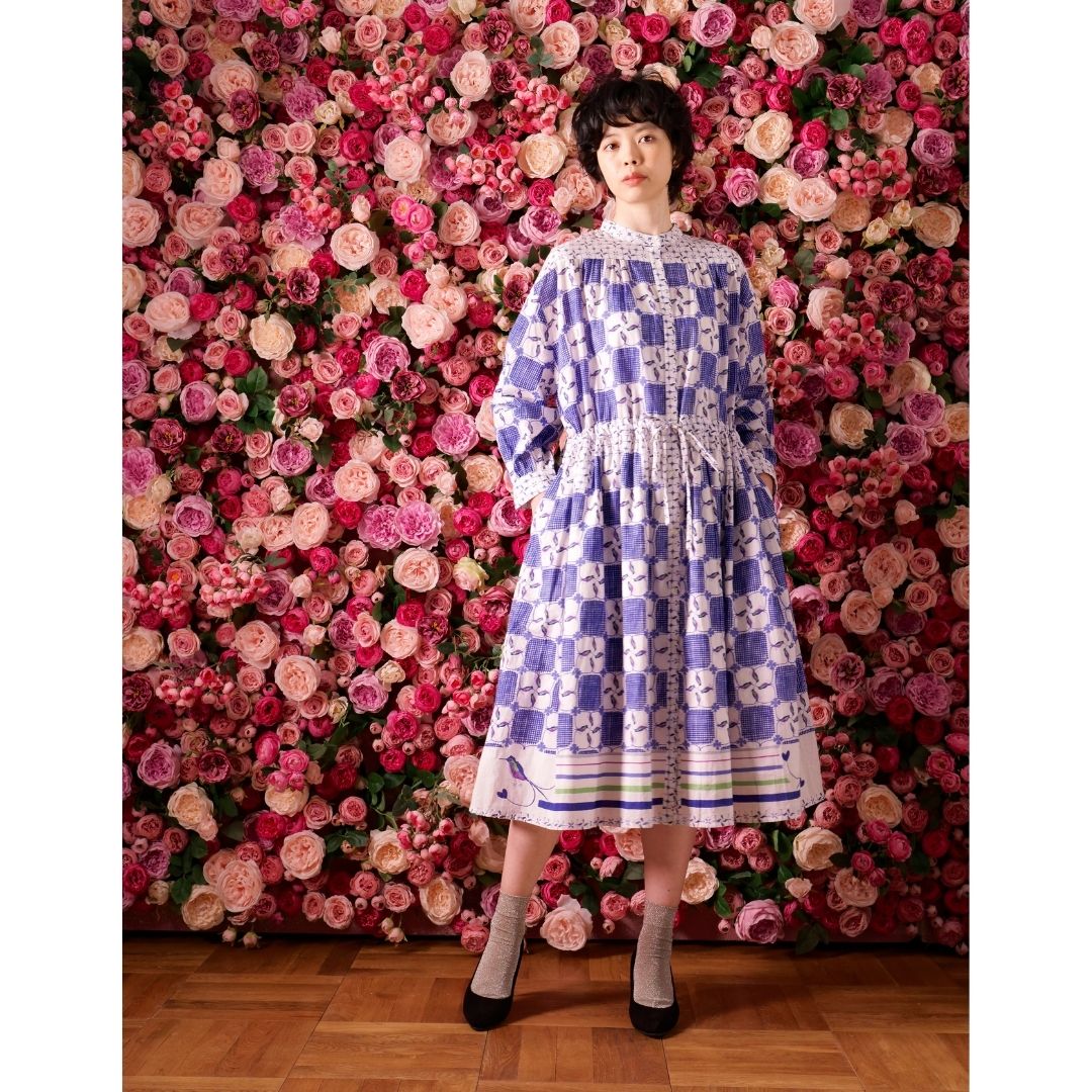 ワンピース ハミングバード/ワンピース,プリントワンピース,ロング