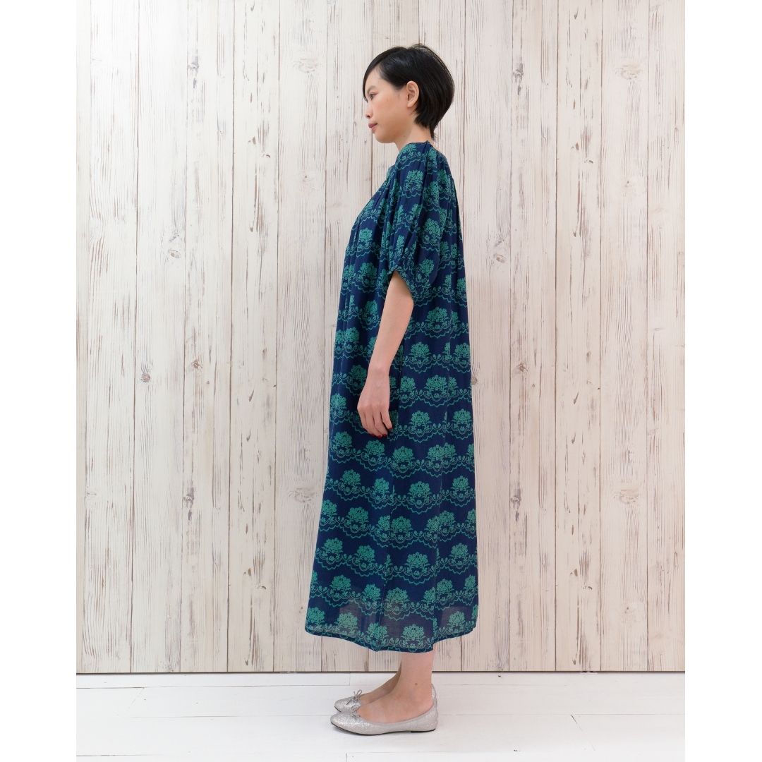 ワンピース レース/ワンピース,プリント オーガニック・ナチュラル