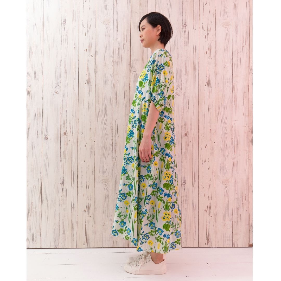 ワンピース ナショナルフラワー/ワンピース,プリントワンピース