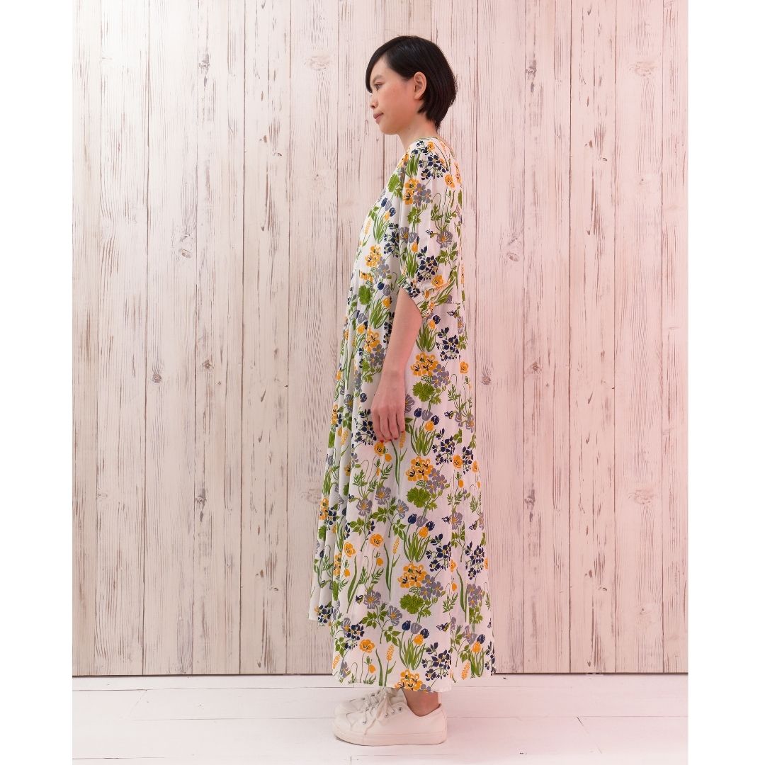 20%OFF】ワンピース ナショナルフラワー/ワンピース,プリント