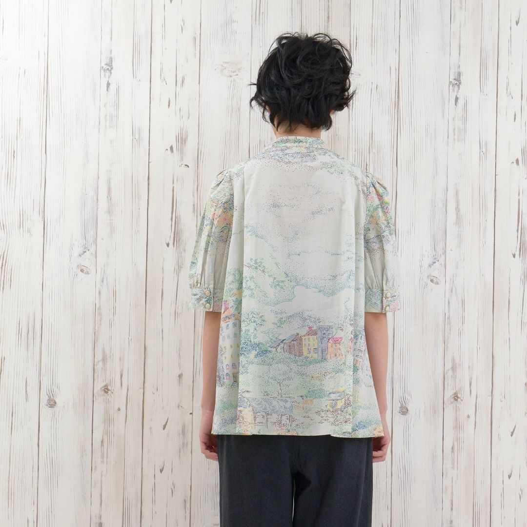 key GREED INTERNATIONAL トップス ブラウス Greed International 2wayストレッチギャザーブラウス - メルカリ
