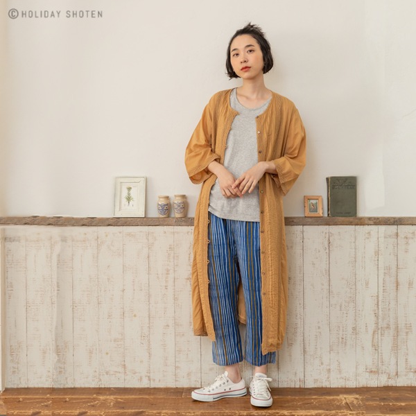 40 Off パンツ ハンドストライプ パンツ ストライプ オーガニック ナチュラルファッションブランドkilki キルキー 公式ショップ