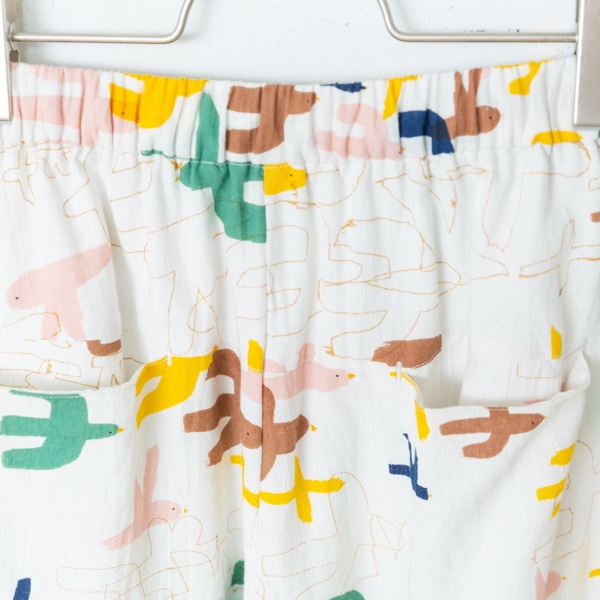 20％OFF】パンツ バード/パンツ,コットン,プリント オーガニック