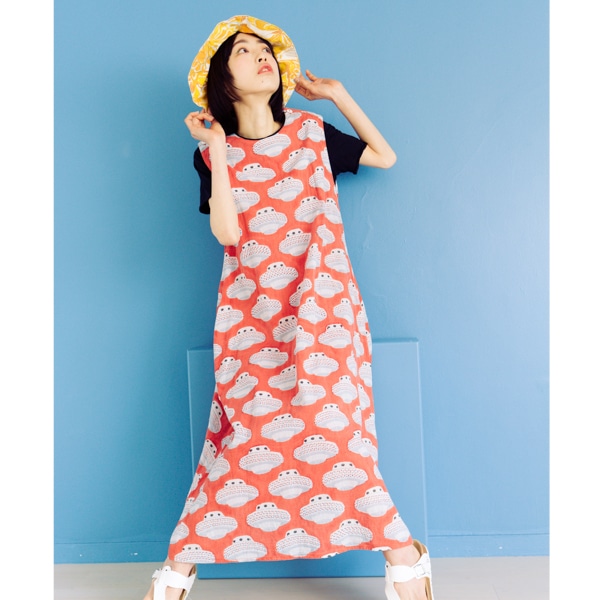 リゾートパネルカラーロングワンピース 楽天市場】【小倉優子さん着用・洗える・XSサイズ】麻調