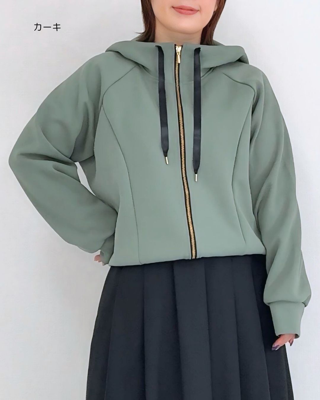 ダブルジップスリークパーカー | パーカー・カットソー | KINGLILY