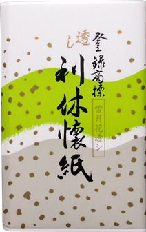 利休懐紙（雪月花透し） | 茶道具 | お茶の末崎園