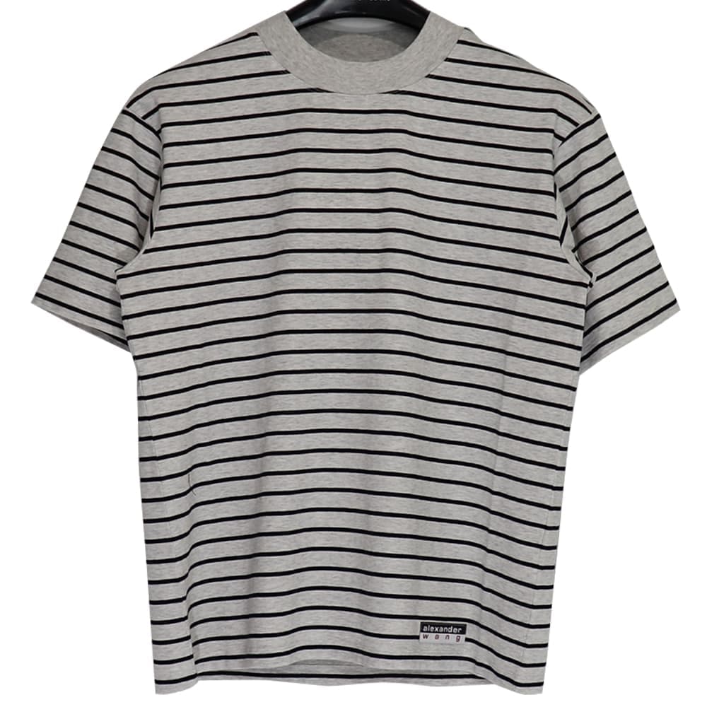 alexanderwang.Ｔ / AL WASH&GO THIN STRIPE H.TWIST OVERSIZED S/S TEE