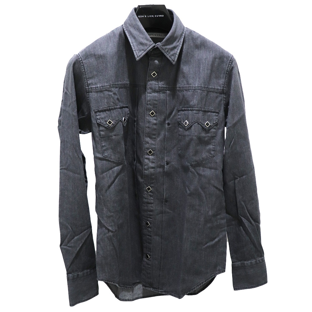 JOHN LAWRENCE SULLIVAN / JL WASHED DNEIM COWBOY SHIRT