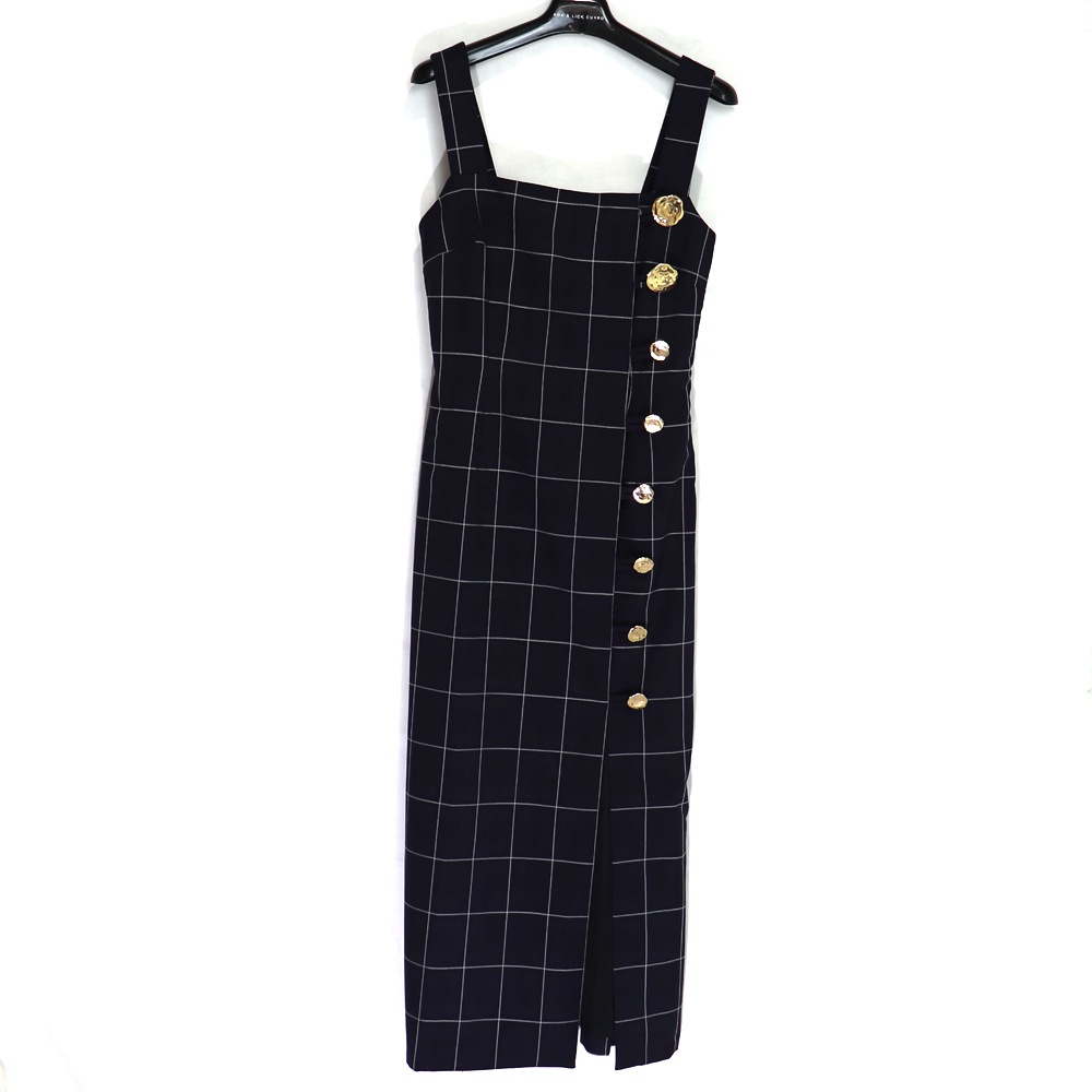 MOTHER OF PEARL / MP FITTED FRONT BUTTON DRESS
