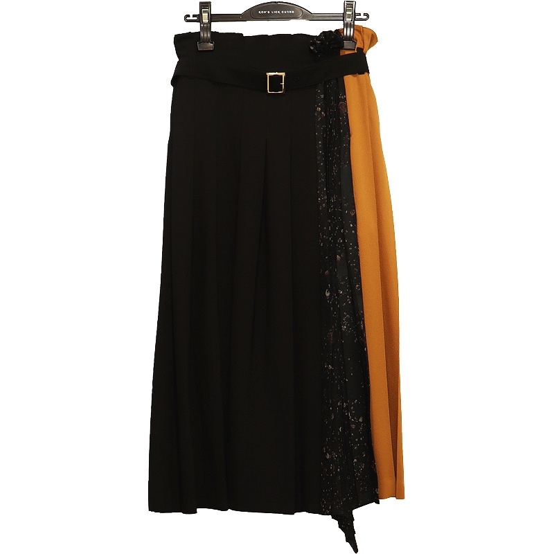 AKIKOAOKI / AK Quailegg pleated skirt