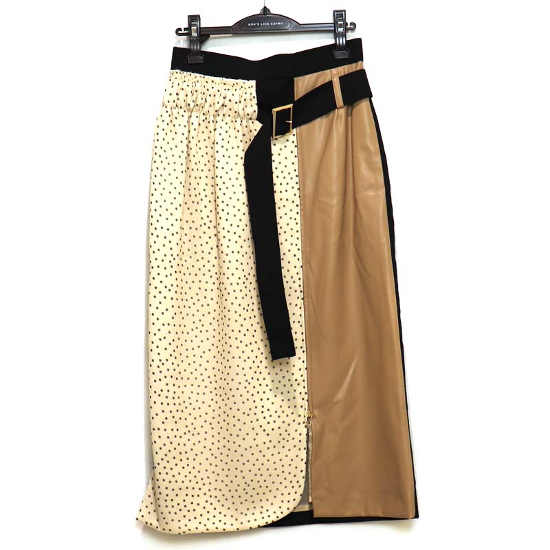 AKIKOAOKI / AK Lap middle skirt-01