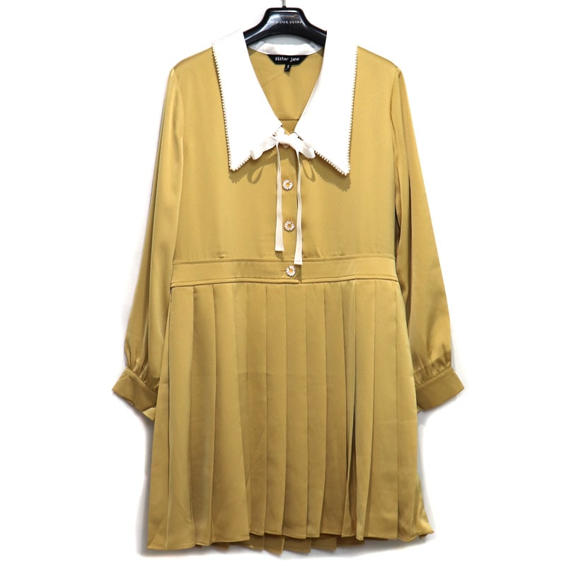 sister jane / si Sunny Spot Pleated Mini Dress