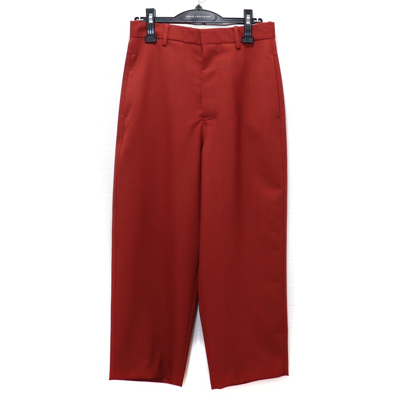 MARNI / MA TROPICAL WOOL CROPPED MASCULINE TROUSERS